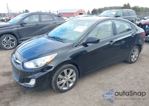 2013 Hyundai Accent Gls z USA, uszkodzony, nr VIN KMHCU4AEXDU306958